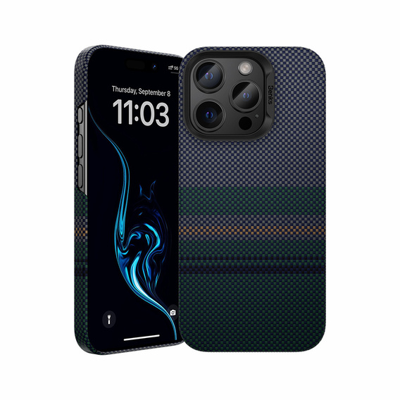 BENKS Kevlar Magnetic Armor Air Aurora 600D SA66 puzdro pre MagSafe pre iPhone 16 Pro Max