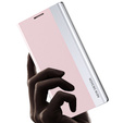 Klapkové puzdro pre Samsung Galaxy M33 5G, Side Magnetic, ružové