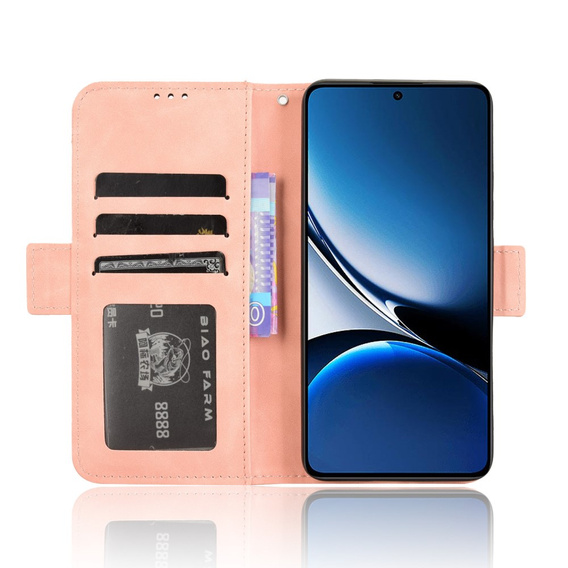 Klapkové puzdro pre Xiaomi Poco X7 Pro 5G, Card Slot, ružové