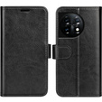 Klapkové puzdro pre OnePlus 11 5G, Wallet Case, čierne