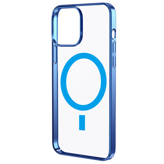 Obal na mobil pre iPhone 13 Pro Max, ERBORD Hybrid MagSafe Case, modré