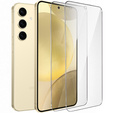 2x tvrdené sklo pre Samsung Galaxy S24+/S25+ Plus, ERBORD 9H Hard Glass na displeji