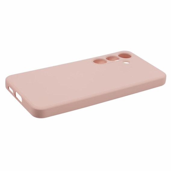 Obal na mobil pre Samsung Galaxy S24+ Plus, Silicone Lite, ružové