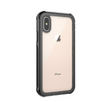 Puzdro pre iPhone X / XS, Shockproof, s fóliou, čierne