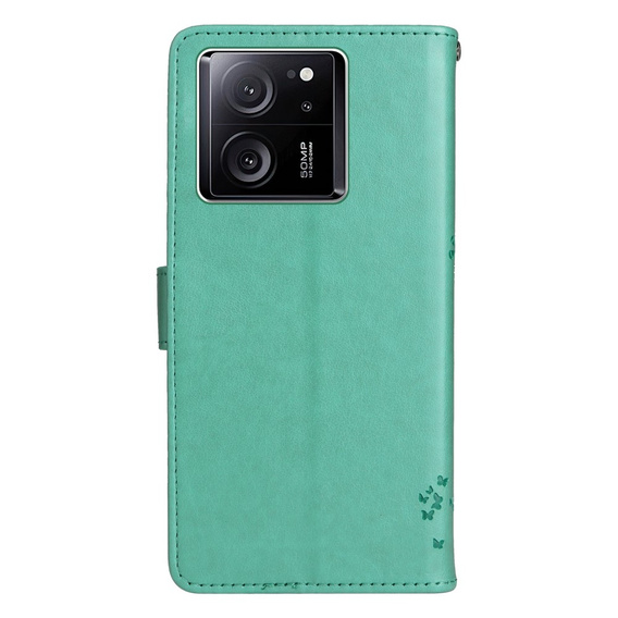 Klapkové puzdro pre Xiaomi 13T / 13T Pro, stromček, zelené