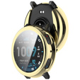 Puzdro 2 v 1 s ochrannou fóliou na displej pre Amazfit Active Max, zlaté