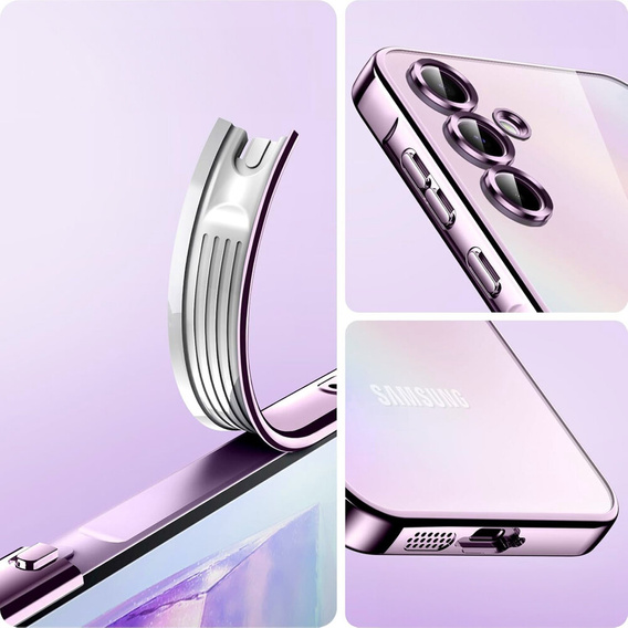 Puzdro pre Samsung Galaxy A35 5G, Electro MagSafe, ružové + sklo na displej