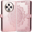Klapkové puzdro pre Oppo Reno 12FS / 12F, Mandala, ružové rose gold
