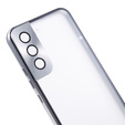 Puzdro pre Samsung Galaxy S21, Magnetic Dual Glass, strieborné