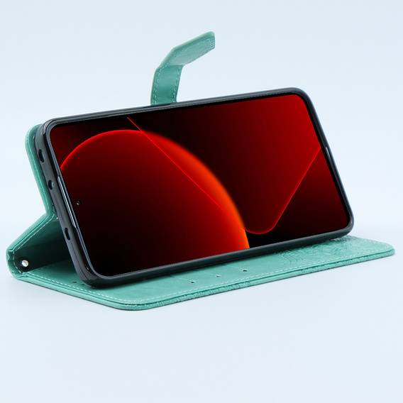 Klapkové puzdro pre Xiaomi 13T / 13T Pro, Mandala, zelený