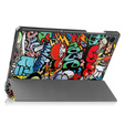 Puzdro pre Samsung Galaxy Tab A9+, Smartcase, graffiti