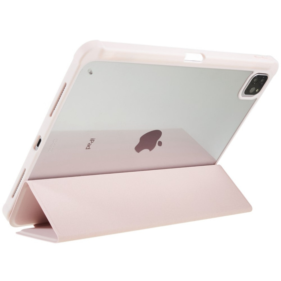 Puzdro pre iPad Pro 12.9" 2022/2021/2020 (6/5/4 gen.), Smartcase Hybrid, so slotom na stylus, ružové