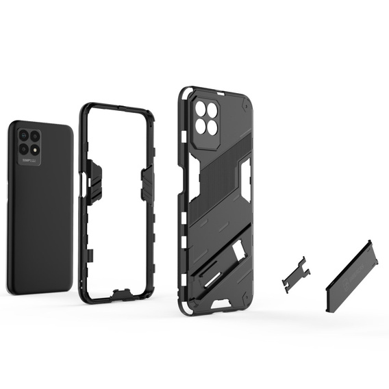 Puzdro pre Realme 8i, Military kickstand, modré