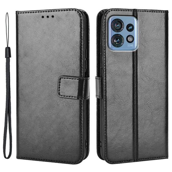Klapkové puzdro pre Motorola Edge 40 Pro, Wallet, čierne