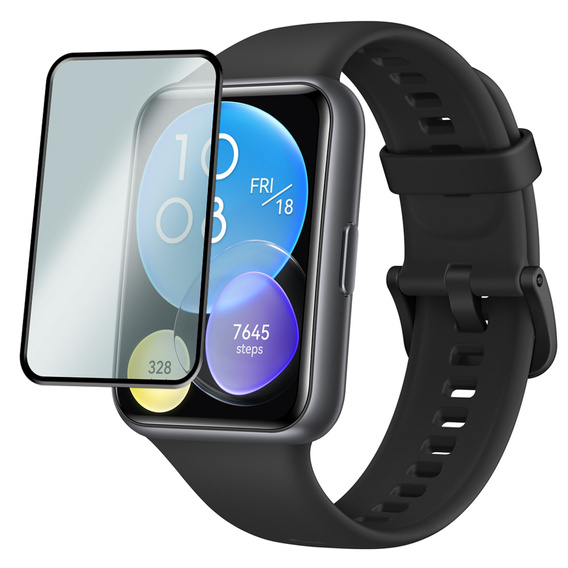 2x hybridné sklo ERBORD pre Huawei Watch Fit 2