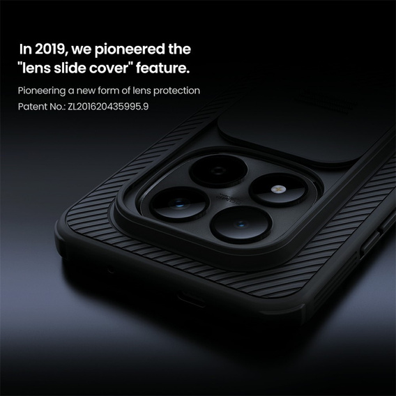 Puzdro NILLKIN Camshield Pro s krytom fotoaparátu pre Xiaomi Redmi Note 15 Pro Plus 5G / Poco M8 Pro 5G