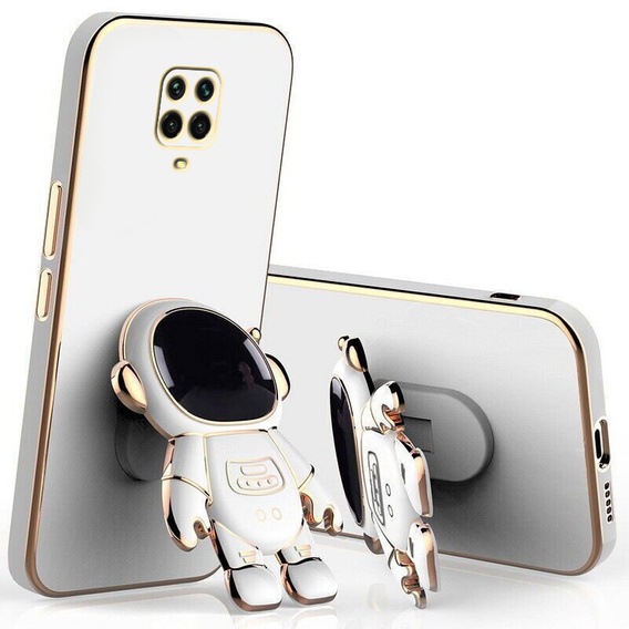 Obal na mobil pre Xiaomi Redmi Note 9 Pro / 9s, Astronaut, biele