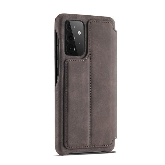 Klapkové puzdro pre Samsung Galaxy A52 5G / 4G, LC.IMEEKE, sivé