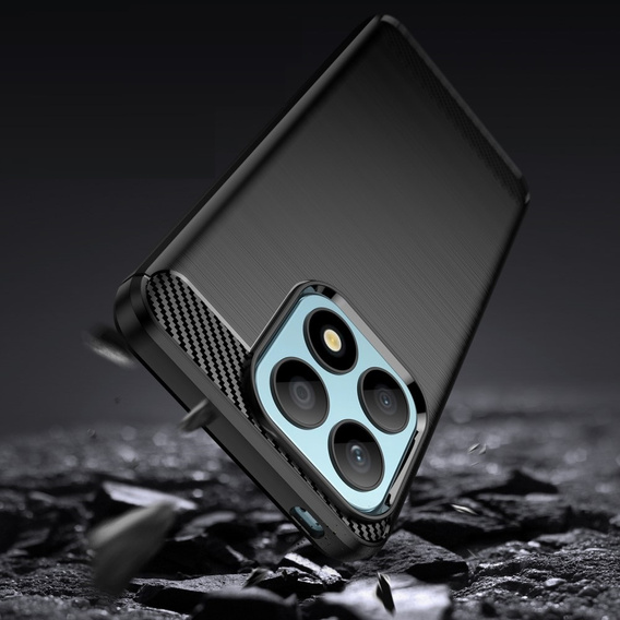 Obal na mobil pre Honor X8a 5G, Carbon, čierne