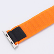 Nylonový remienok pre Apple Watch 1/2/3/4/5/6/7/8/SE/ULTRA 42/44/45/49 mm,  oranžový / čierny