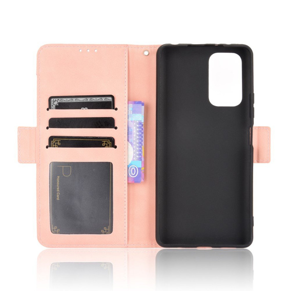 Klapkové puzdro pre Xiaomi Redmi Note 10 Pro, Card Slot, ružové