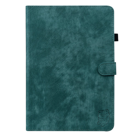 Obal na mobil pre Lenovo Tab M9, Wallet Pen Slot, zelený