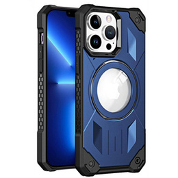 Puzdro pre iPhone 12 Pro Max, Heavy Duty, pre MagSafe, tmavomodré