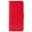 Klapkové puzdro pre Xiaomi Redmi A1 4G / A2 4G, Crazy Horse Wallet, červené