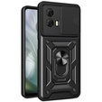 Obal na mobil pre Motorola Moto E14, CamShield Slide, čierne