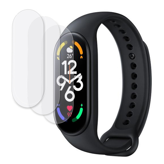 3x ERBORD Hydrogélová fólia pre Xiaomi Mi Band 5
