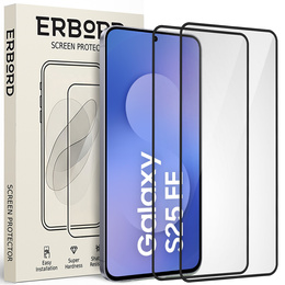 2x 3D tvrdené sklo ERBORD pre Samsung Galaxy S25 FE