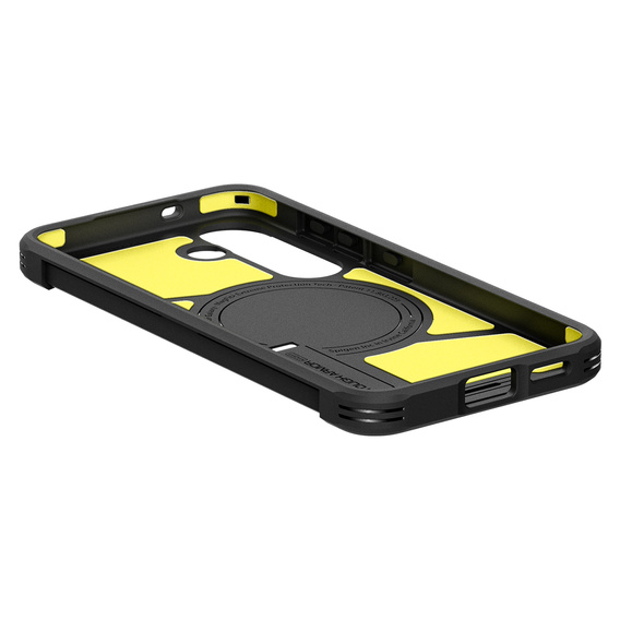 Puzdro Spigen pre Samsung Galaxy S25+ Plus, Tough Armor Mag MagSafe, zelený + tvrdené sklo 9H