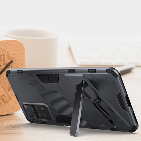 Puzdro pre Xiaomi Redmi Note 11 Pro 4G / 5G, Military kickstand, modré