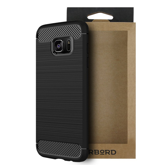 Obal na mobil pre Samsung Galaxy S7, Carbon, čierne