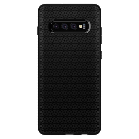 Obal Spigen na mobil pre Samsung Galaxy S10+ Plus, Liquid Air, čierne