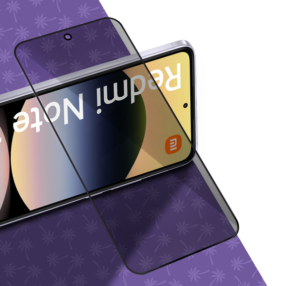 Tmavé sklo na ochranu súkromia Shy Palm pre Xiaomi Redmi Note 14 5G