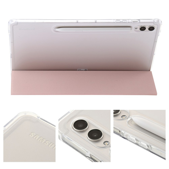 Puzdro pre Samsung Galaxy Tab S9 Ultra, Smartcase Hybrid, so slotom na stylus, ružové