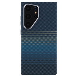 Puzdro pre Samsung Galaxy S25 Ultra, Carbon Fiber MagSafe, modré