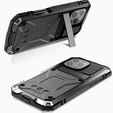 Obrnené puzdro pre iPhone 16 Pro, R-JUST, čierne