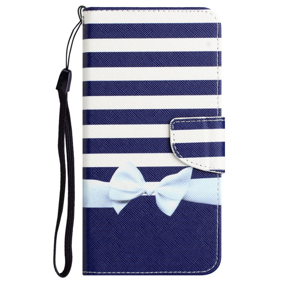 Klapkové puzdro pre Xiaomi Redmi 13C / Poco C65, Wallet, Bowknot, modré