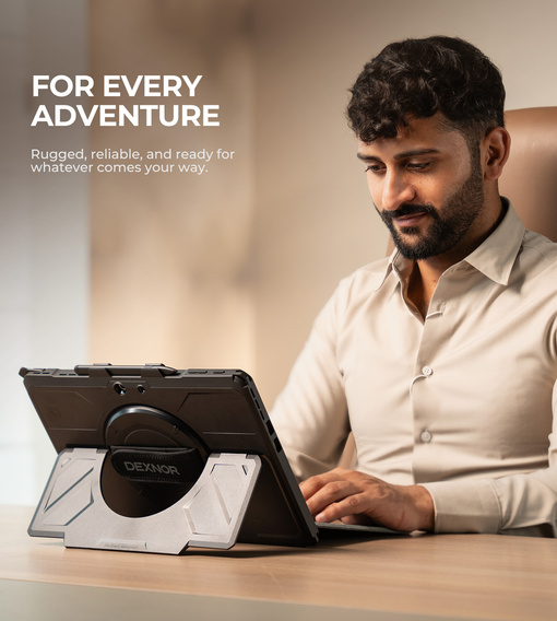 Puzdro Dexnor 360° s remienkom a držiakom na stylus pre Microsoft Surface Pro 11/10/9