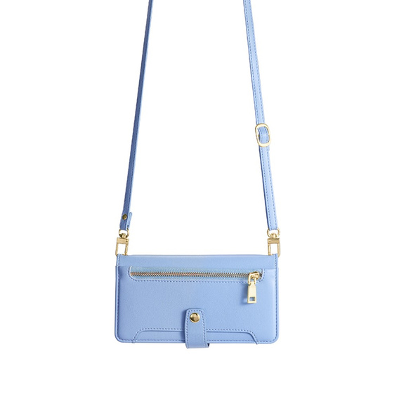 Klapkové puzdro pre Honor Magic5 Lite, Wallet Zipper Pocket, modré