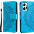 Klapkové puzdro pre Xiaomi Redmi Note 12 4G, Mandala, modré