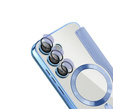 Klapkové puzdro pre Samsung Galaxy S25 FE, RFID Wallet MagSafe CamShield, modré