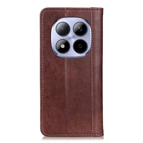 Rozdelené kožené puzdro pre Xiaomi Redmi Note 15 Pro 5G