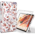 Obal na mobil pre Samsung Galaxy Tab S7 FE, Suritch Full Body Marble, ružové