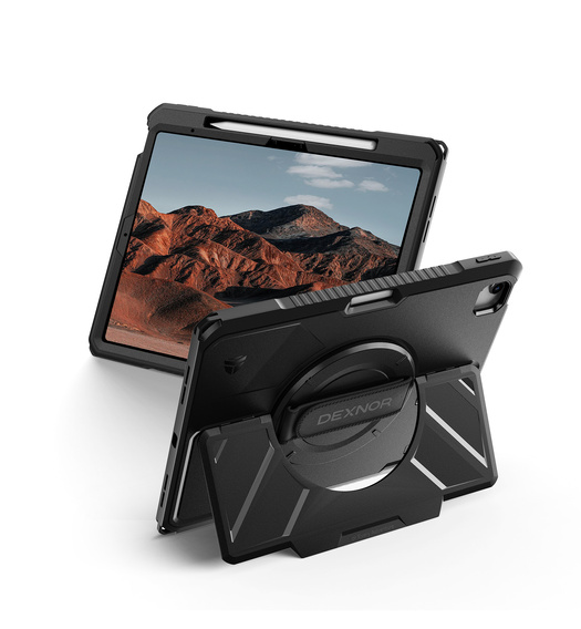 Puzdro Dexnor 360° s remienkom a držiakom na stylus pre iPad Air 13" 2025/2024 (7./6. generácia)