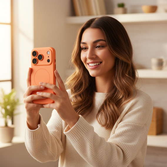 Magnetické puzdro s integrovaným sklom fotoaparátu pre iPhone 17 Pro