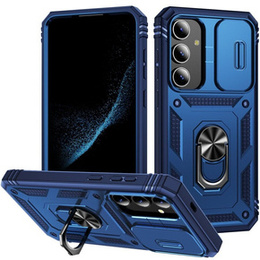 Obal na mobil pre Samsung Galaxy S24+ Plus, CamShield Slide, modré