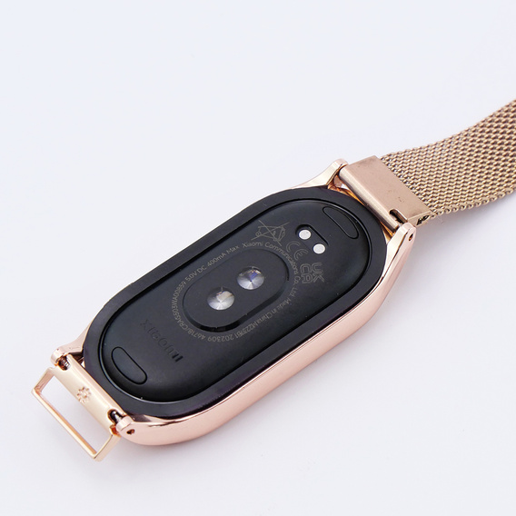 Oceľový milánsky náramok pre Xiaomi Smart Band 10 / 9 / 8